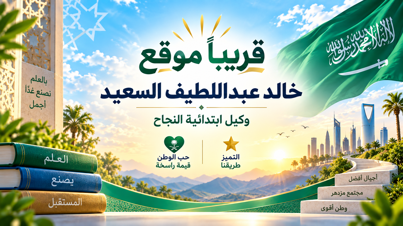 واجهة الموقع للكمبيوتر